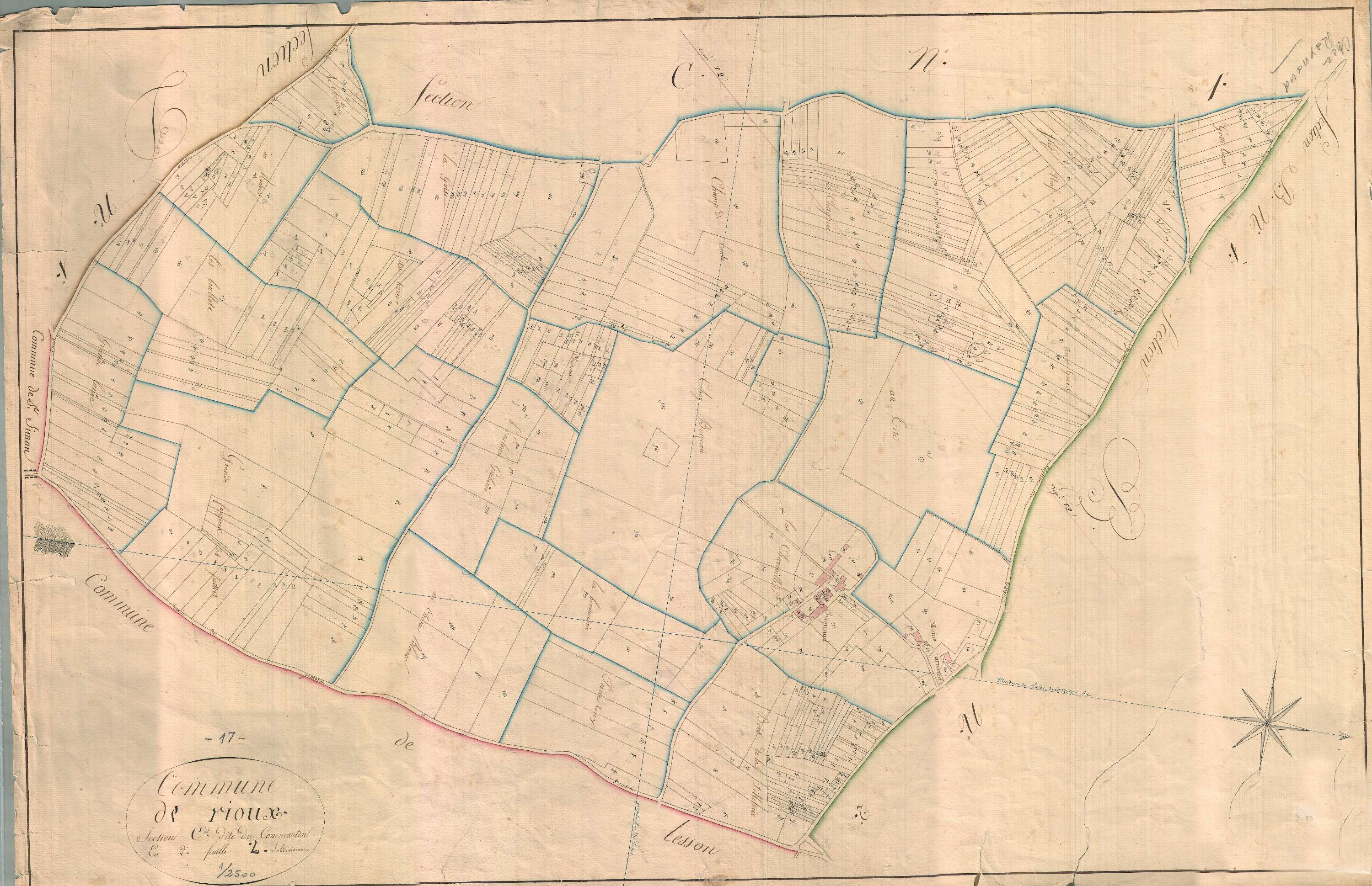 Rioux - Section C2 dite de Commartin.