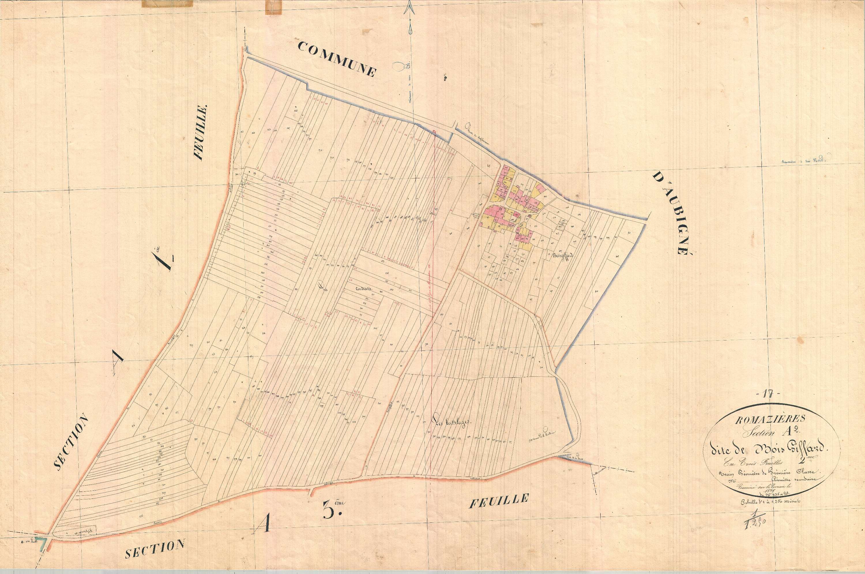 Romazières - Section A2 dite du Bois Giffard.