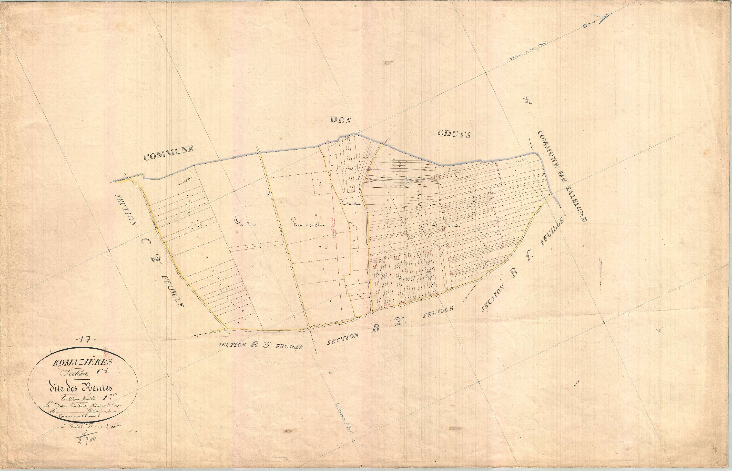 Romazières - Section C1 dite des Reutets.