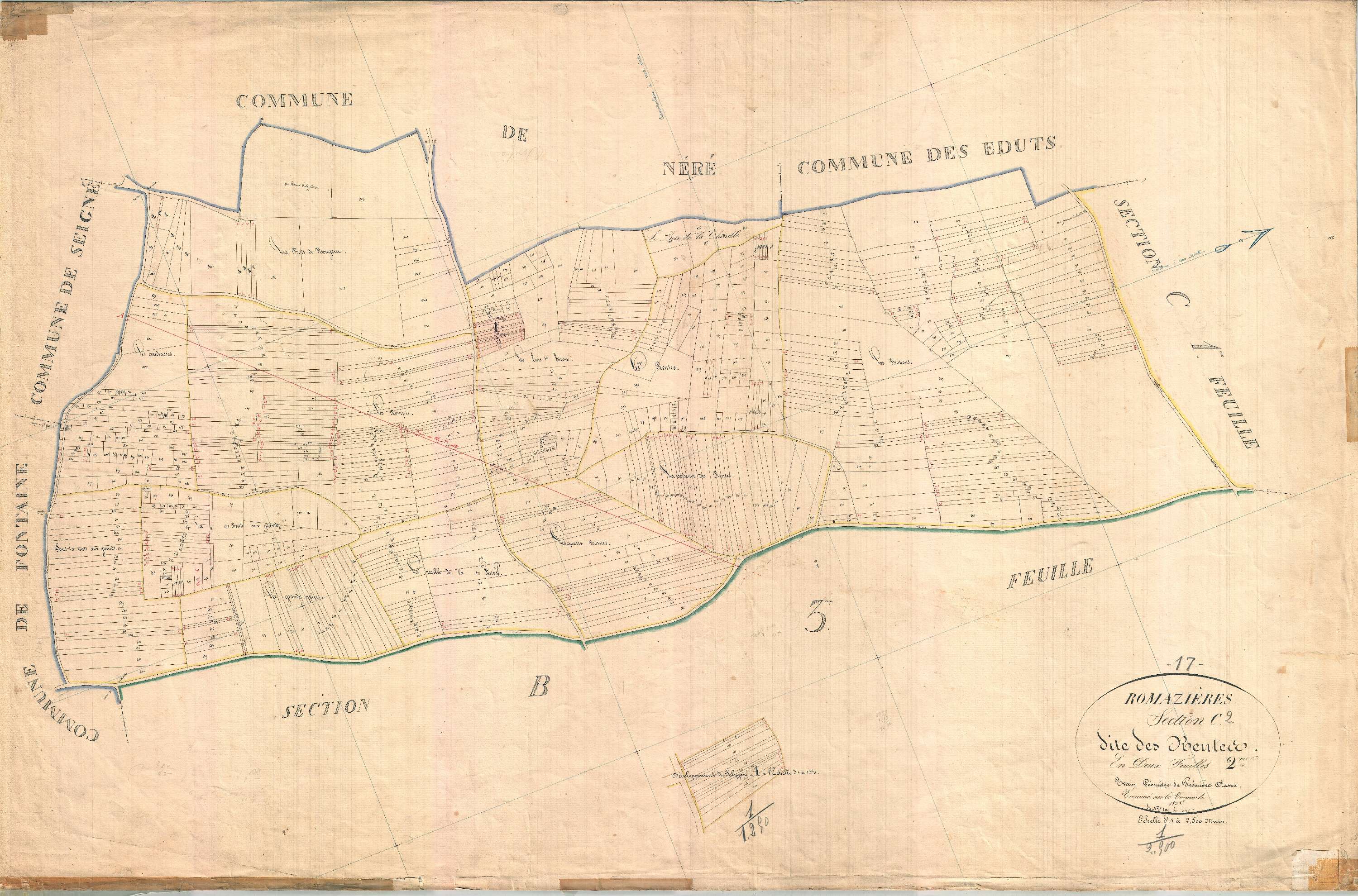 Romazières - Section C2 dite des Reutets.