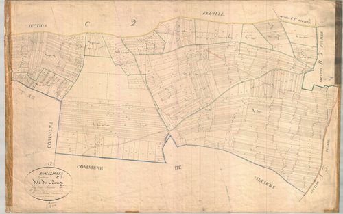 Romazières - Section B3 dite du Bourg.