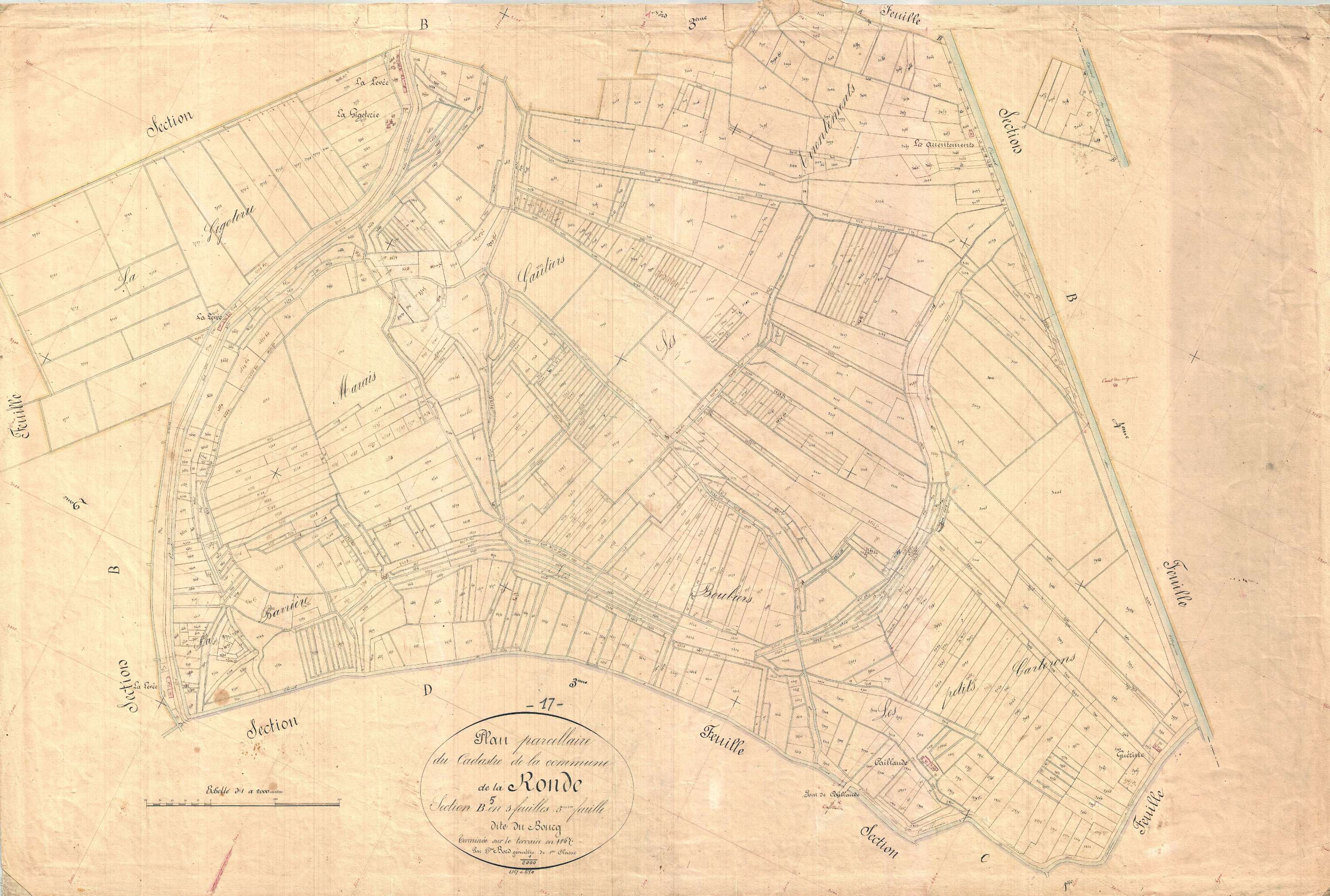La Ronde - Section B5 dite du Bourg.