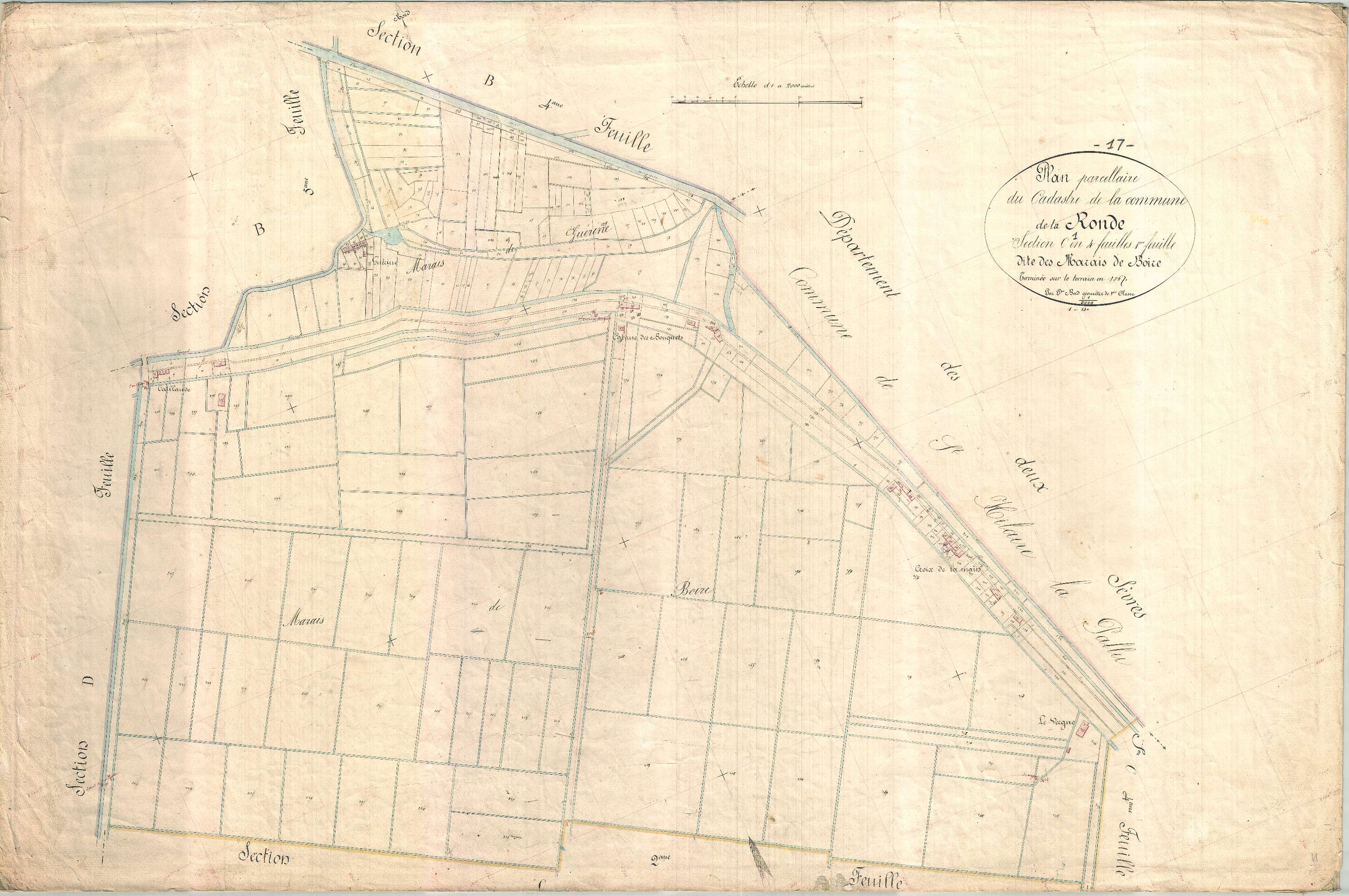 La Ronde - Section C1 dite du Marais des Boires.