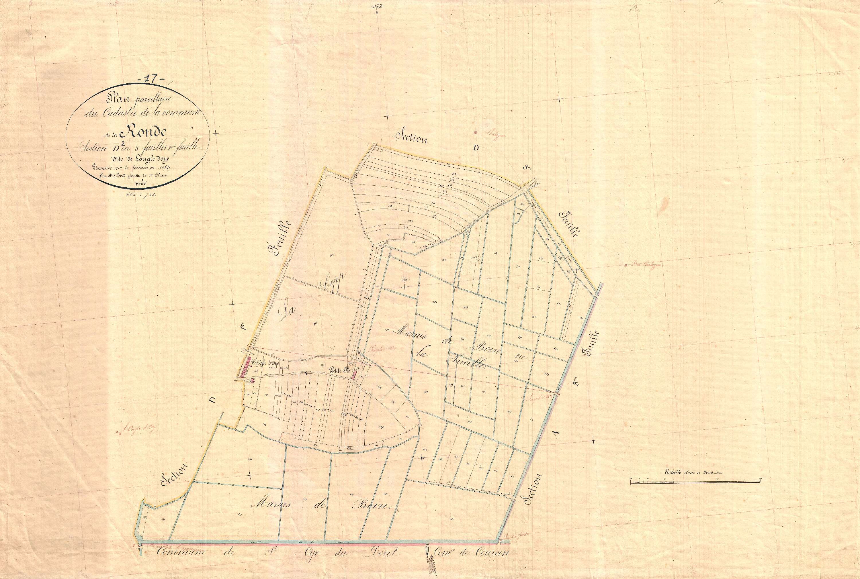 La Ronde - Section D2 dite de Longle Doye.