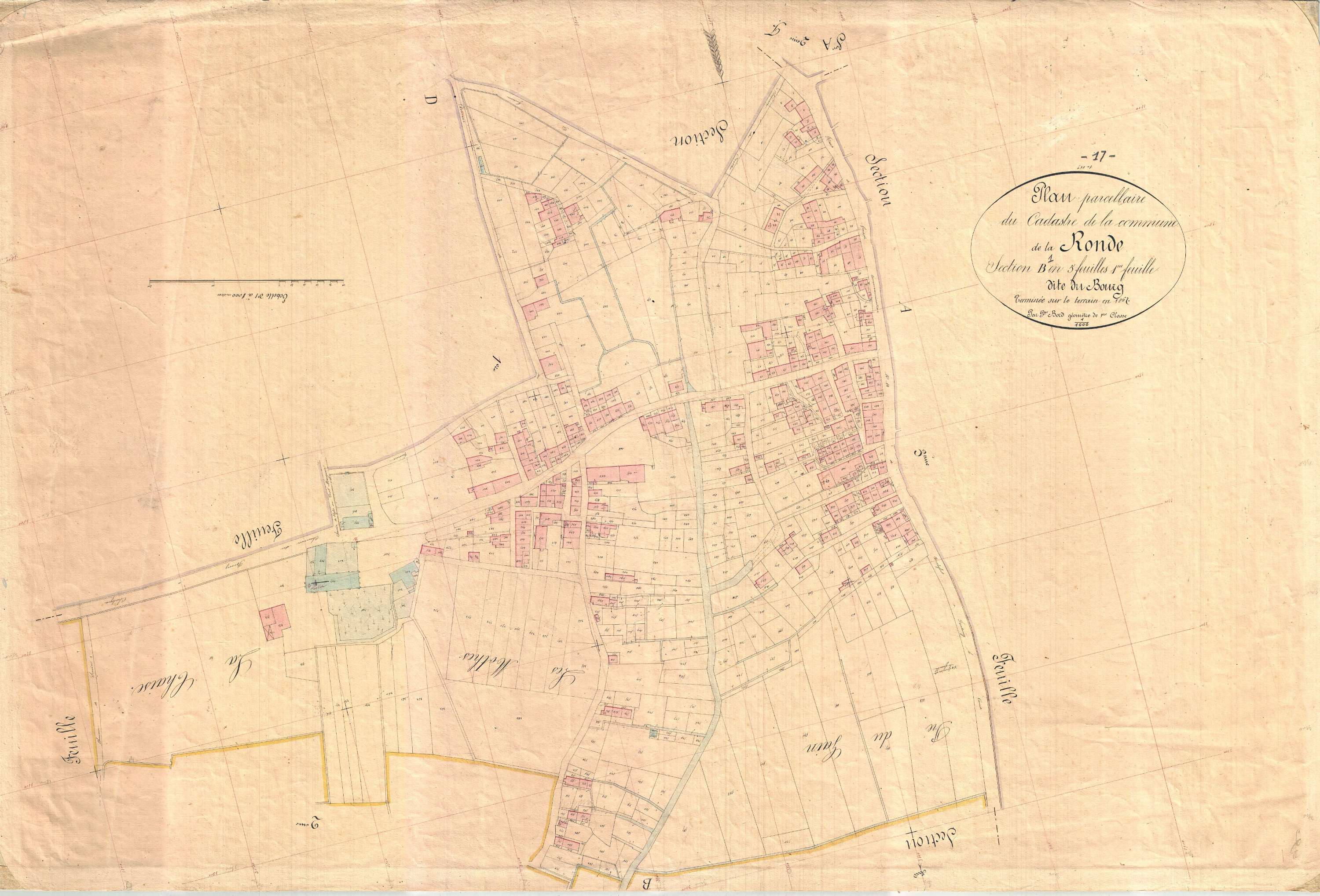 La Ronde - Section B1 dite du Bourg.