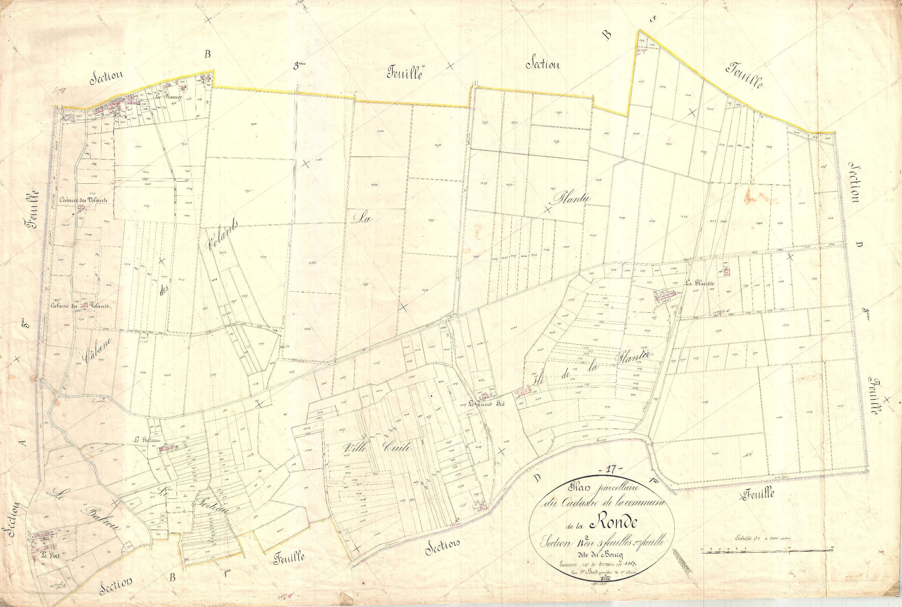 La Ronde - Section B2 dite du Bourg.