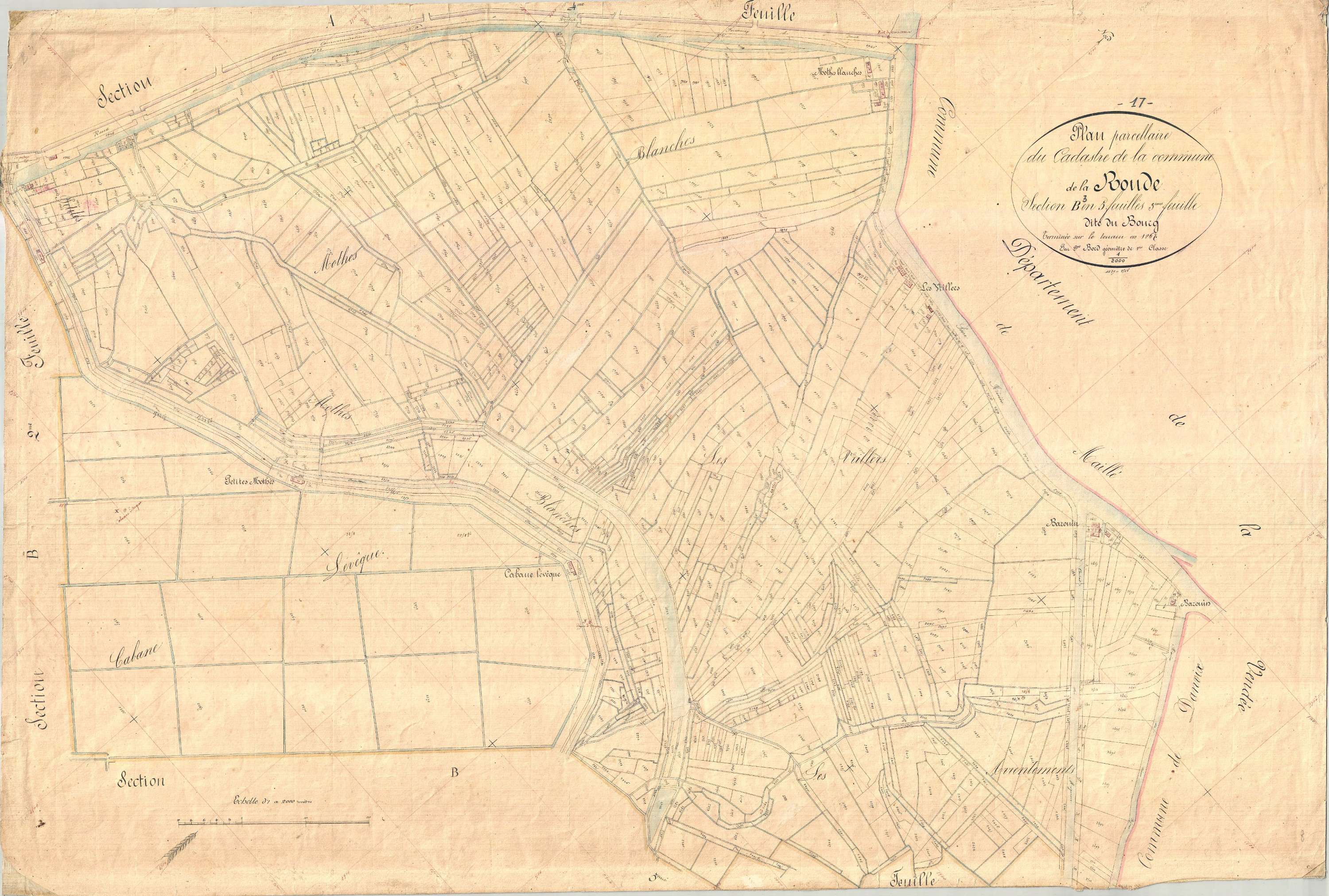 La Ronde - Section B3 dite du Bourg.