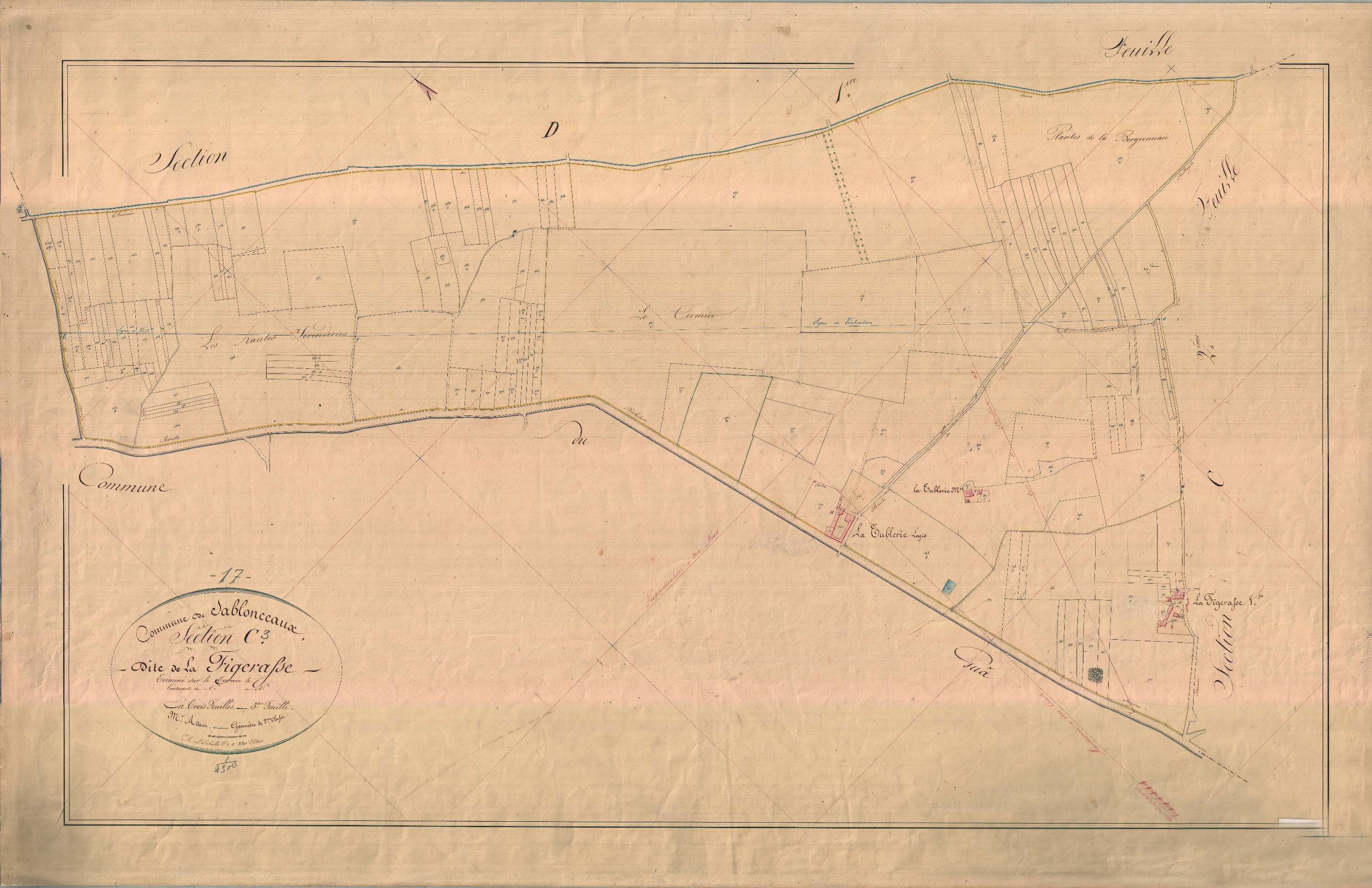 Sablonceaux - Section C3 dite de Figerasse.