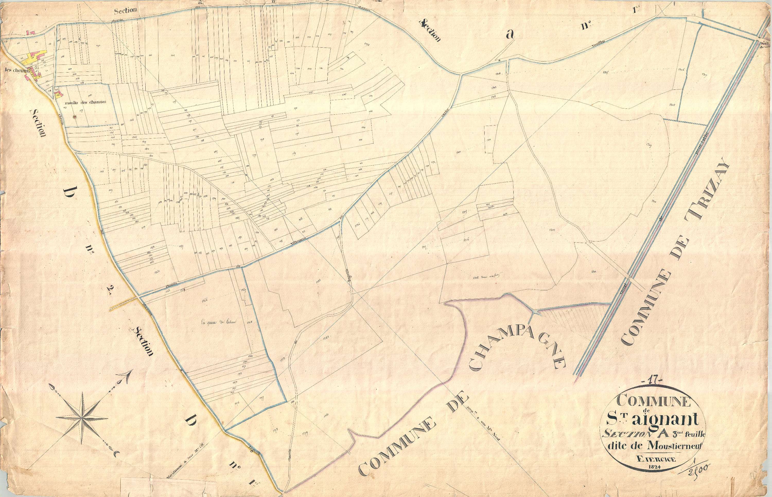 Saint-Agnant - Section A3 dite de Montierneuf.