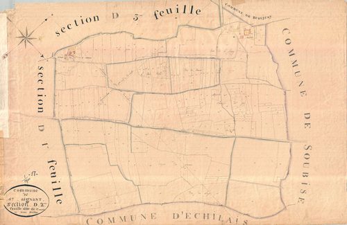 Saint-Agnant - Section D2 dite de Saint-Martin.