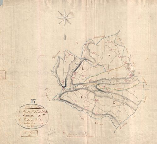 Saint-Bris-des-Bois - Tableau d'assemblage.