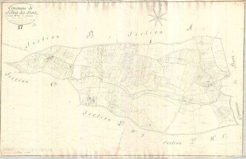 Saint-Bris-des-Bois - Section Cu dite de Fontdouce.