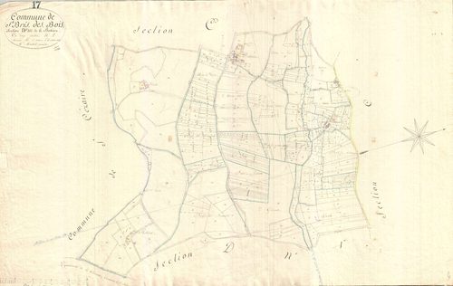 Saint-Bris-des-Bois - Section D2 dite de Bobière.
