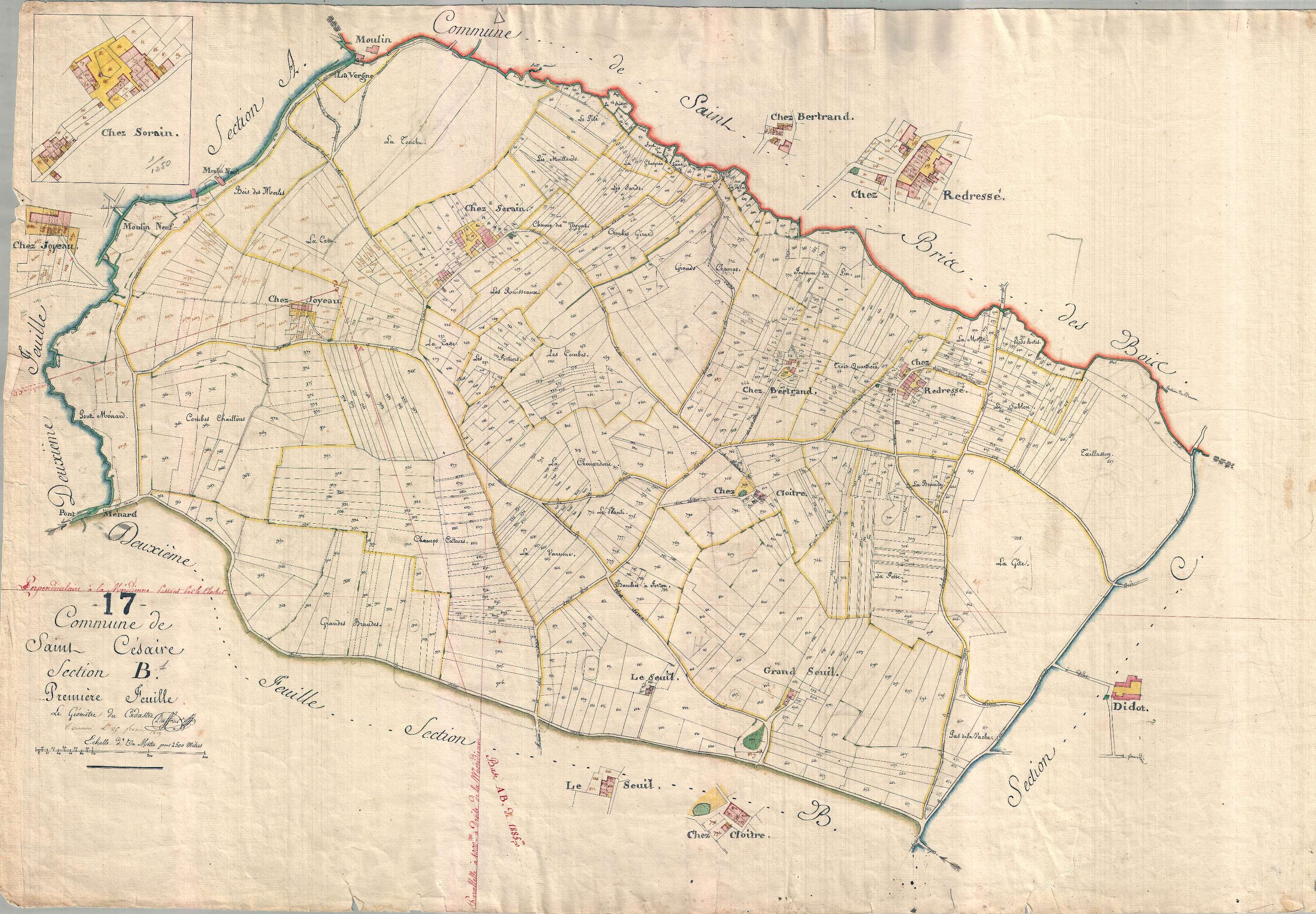 Saint-Césaire - Section B1 (sans nom).