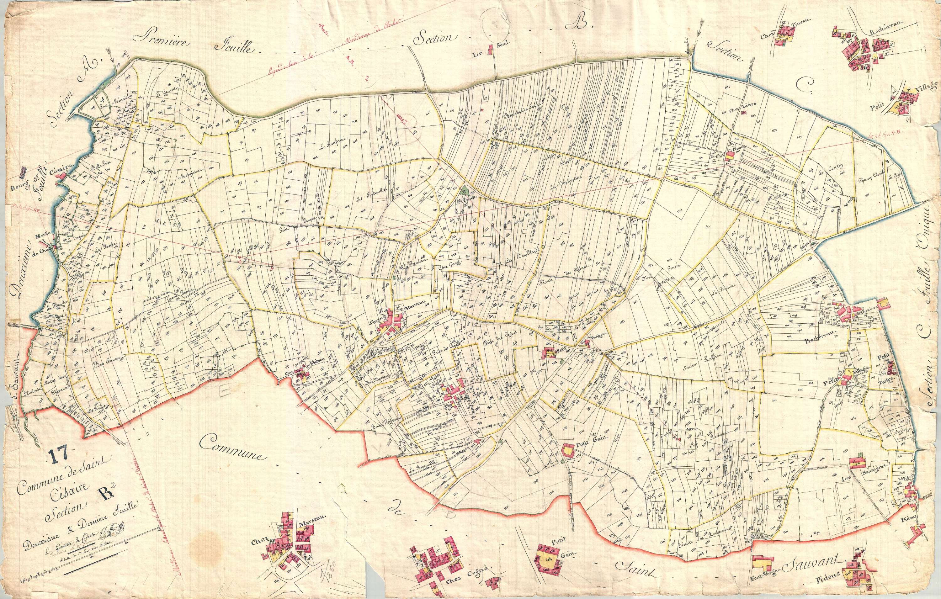 Saint-Césaire - Section B2 (sans nom).