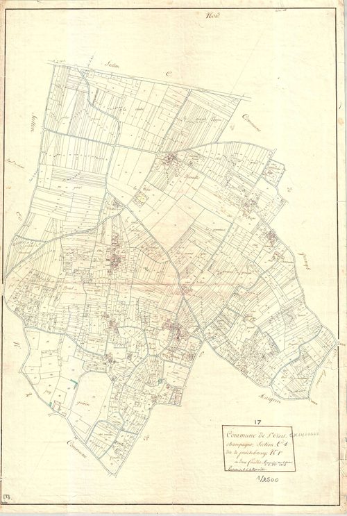 Saint-Ciers-Champagne - Section E1 dite de Puichebrun.