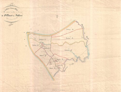 Saint-Clément-des-Baleines - Tableau d'assemblage. [document en très mauvais état]