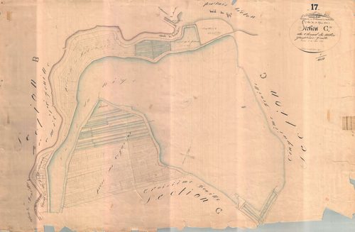 Saint-Clément-des-Baleines - Section C4 dite du Chenal du Milieu. [document en très mauvais état]