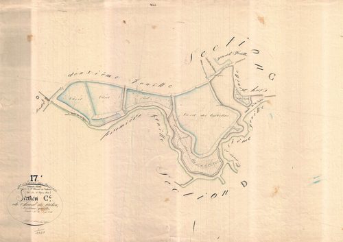 Saint-Clément-des-Baleines - Section C6 dite du Chenal du Milieu. [document en très mauvais état]
