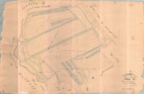 Saint-Clément-des-Baleines - Section B2 dite des Jonchères. [document en très mauvais état]