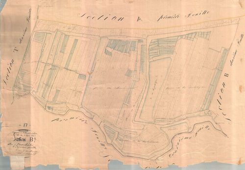 Saint-Clément-des-Baleines - Section B3 dite des Jonchères. [document en très mauvais état]