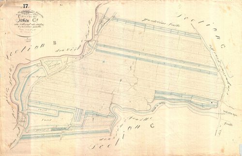 Saint-Clément-des-Baleines - Section C3 dite du Chenal du Milieu. [document en très mauvais état]
