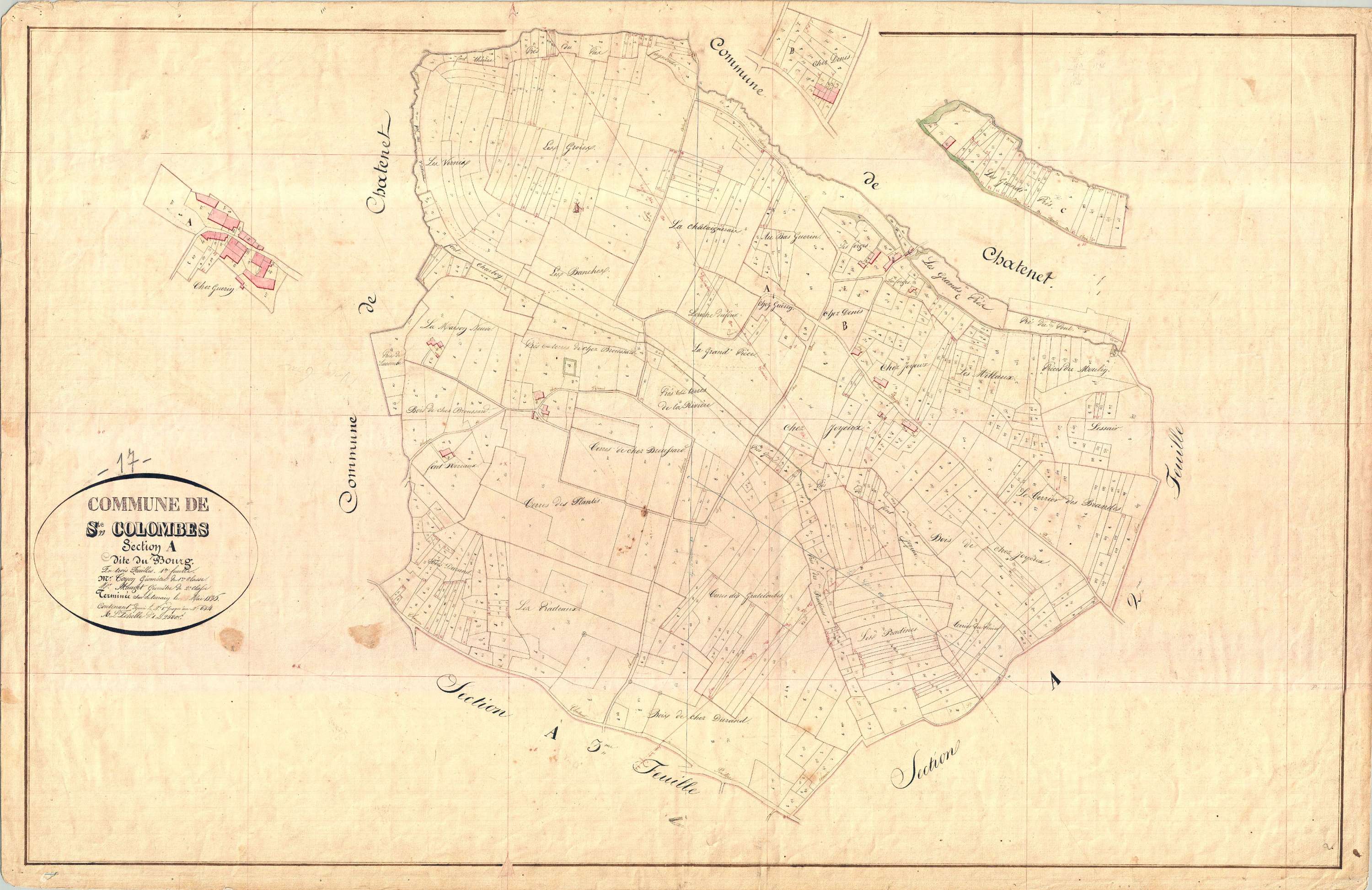 Sainte-Colombe - Section A1 dite du Bourg.