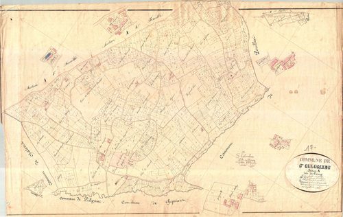Sainte-Colombe - Section A3 dite du Bourg.