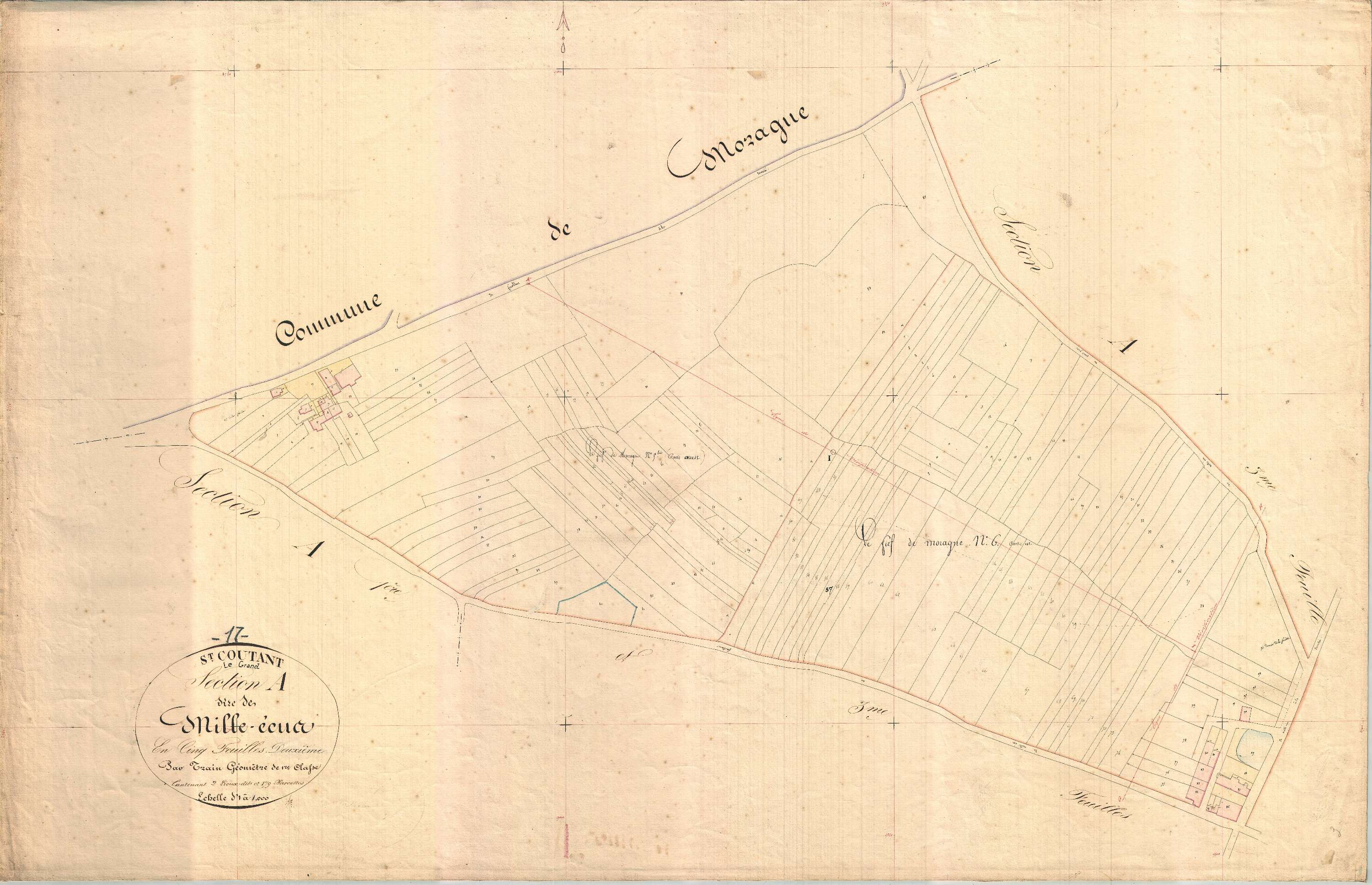 Saint-Coutant-le-Grand - Section A2 dite des Milles écus.