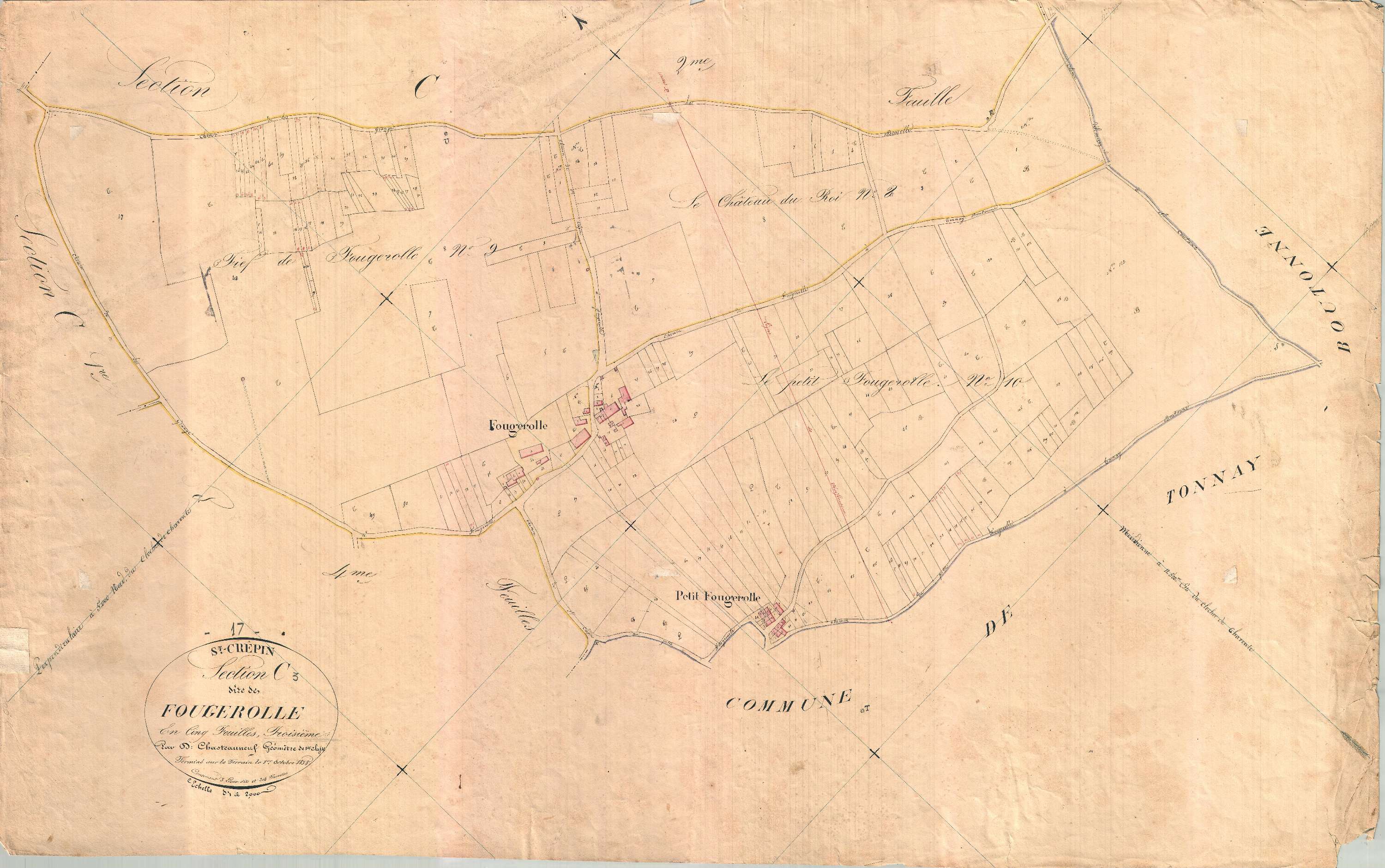 Saint-Crépin - Section C3 dite de Fougerolle.