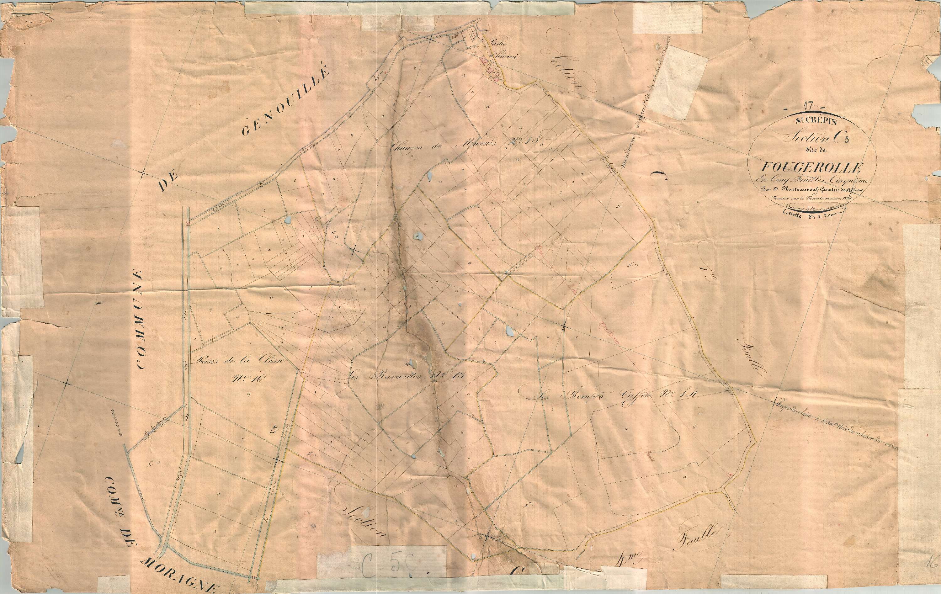 Saint-Crépin - Section C5 dite de Fougerolle.