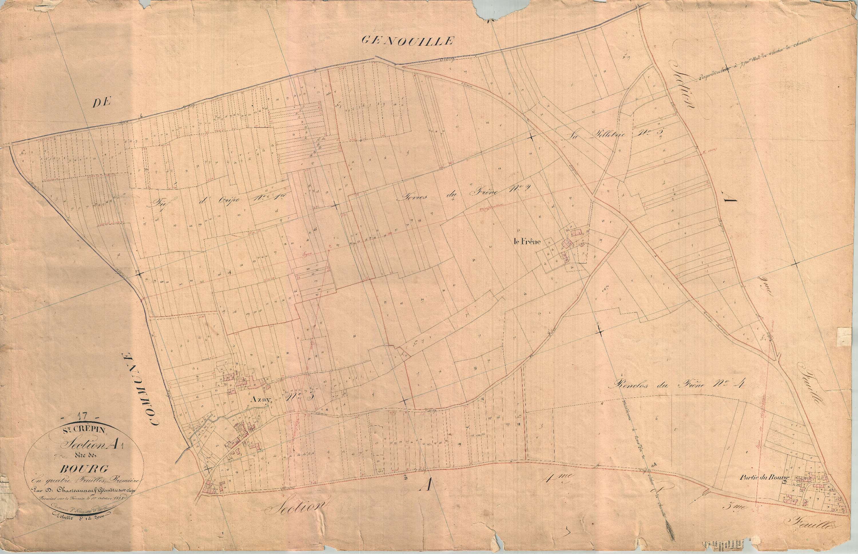 Saint-Crépin - Section A1 dite du Bourg.