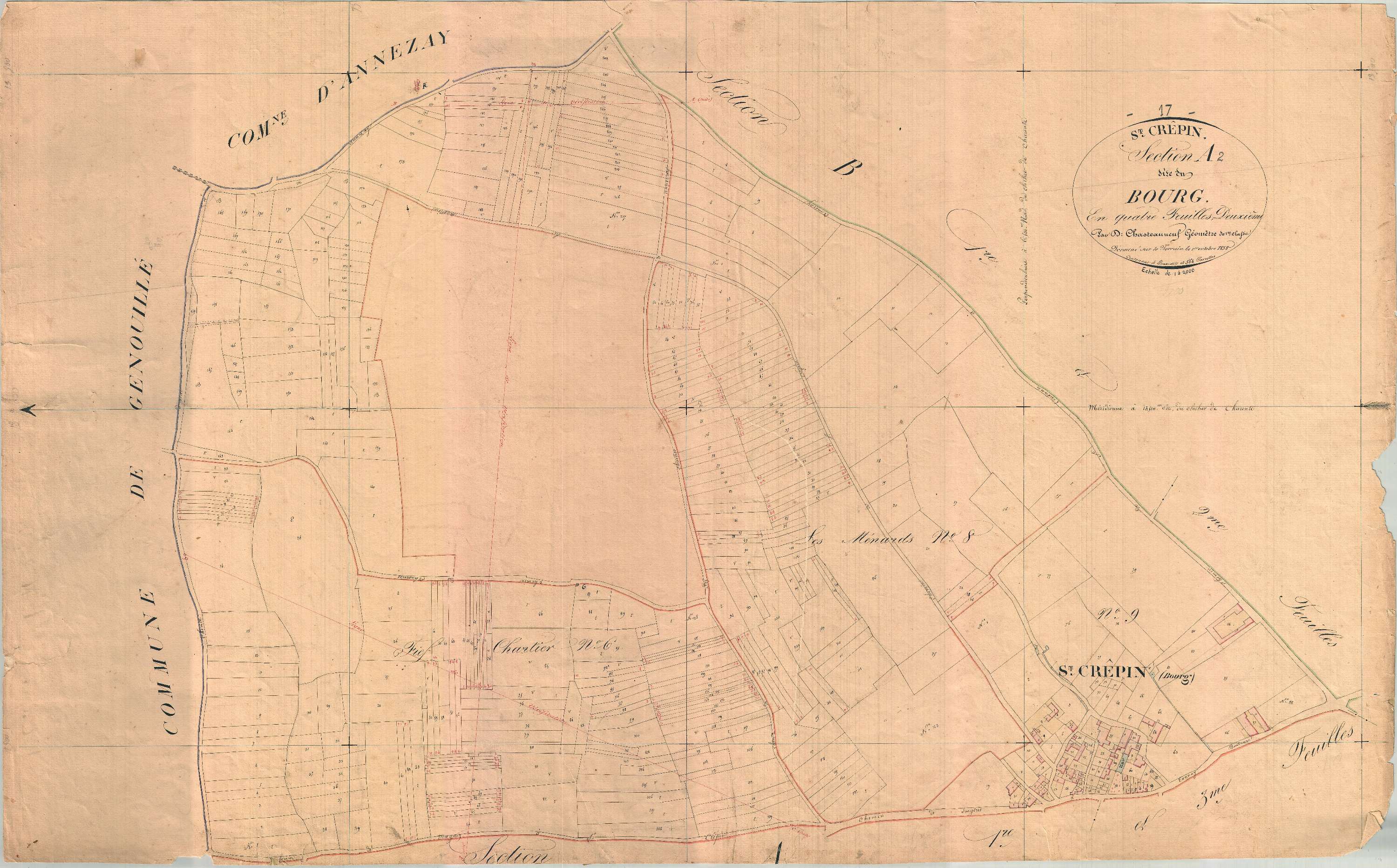 Saint-Crépin - Section A2 dite du Bourg.
