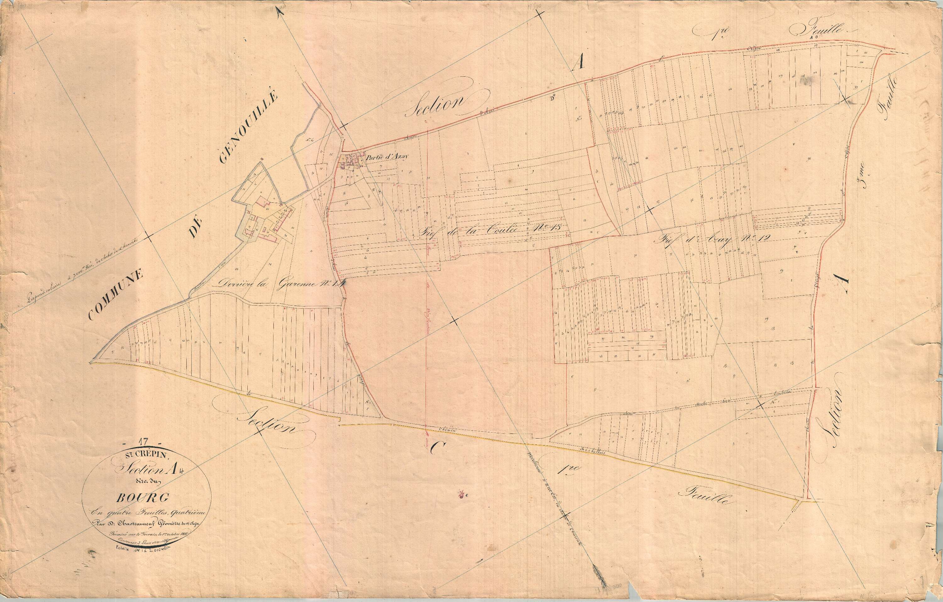 Saint-Crépin - Section A4 dite du Bourg.