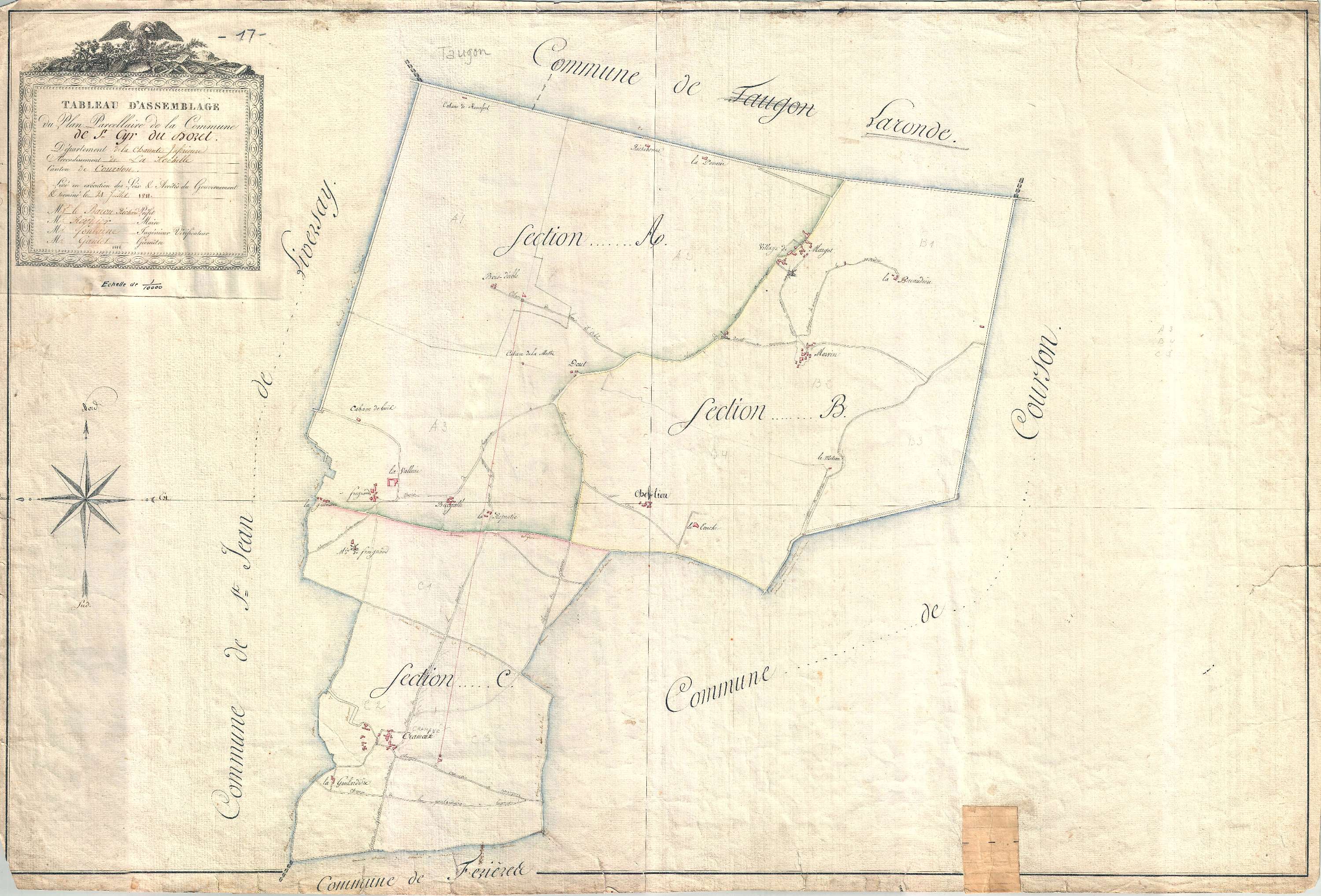 Saint-Cyr-du-Doret - Tableau d'assemblage.