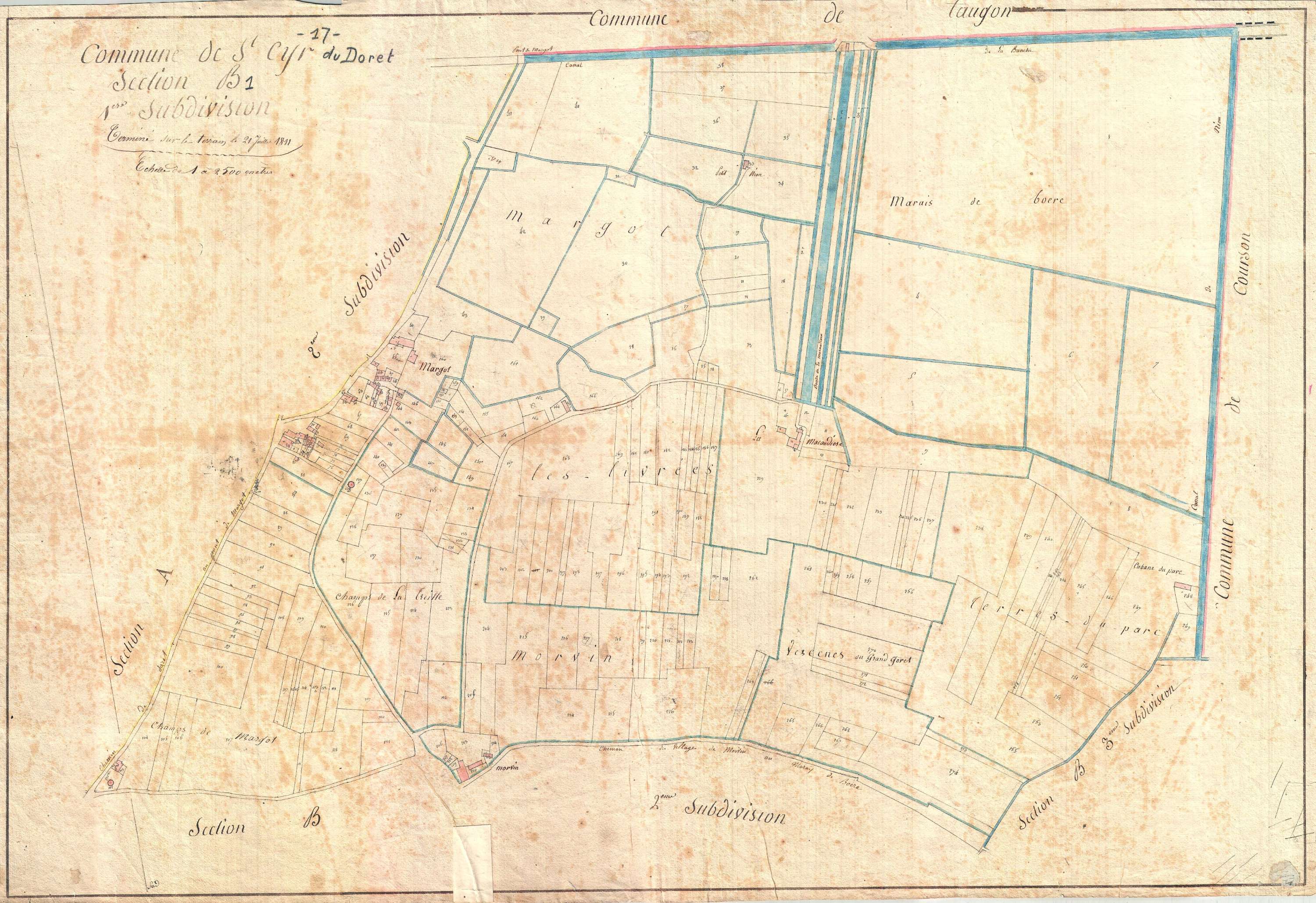 Saint-Cyr-du-Doret - Section B1 (sans nom).