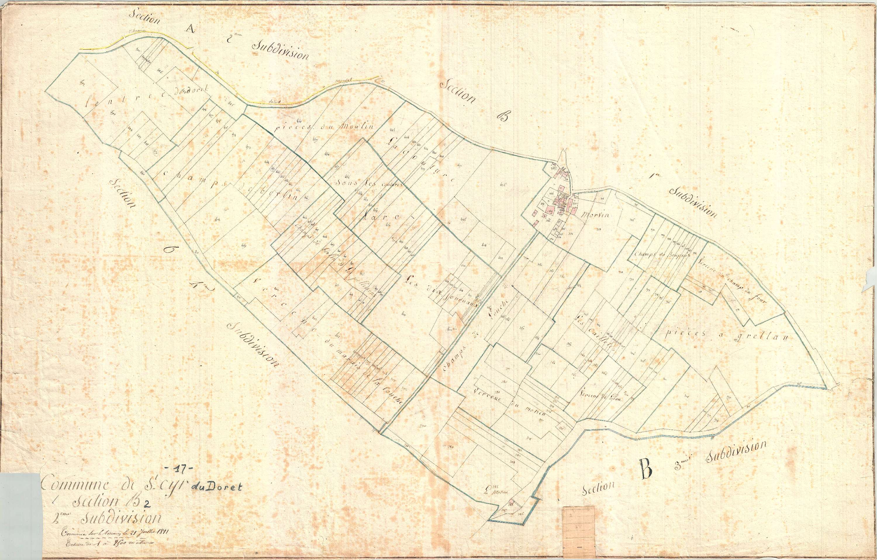 Saint-Cyr-du-Doret - Section B2 (sans nom).