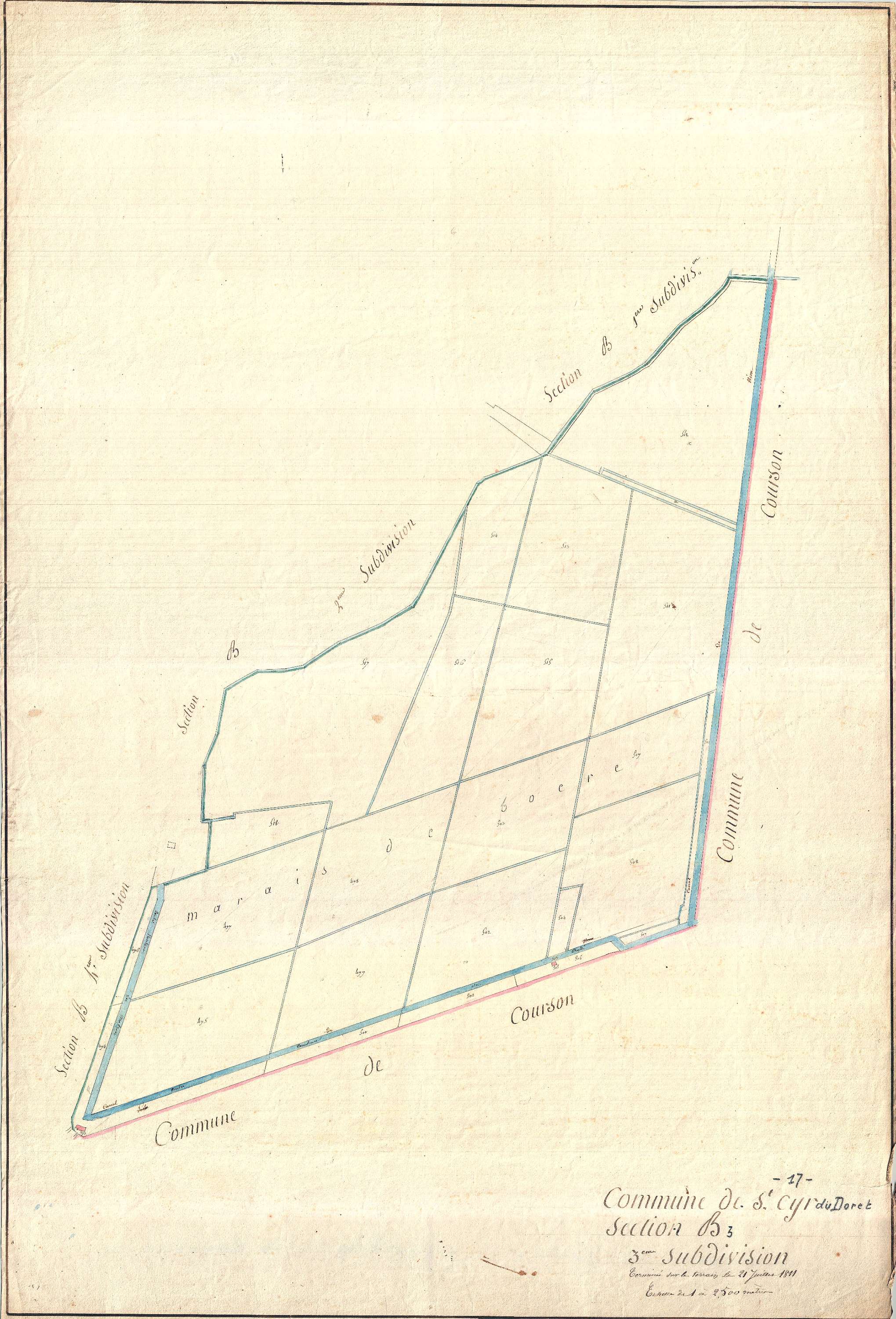 Saint-Cyr-du-Doret - Section B3 (sans nom).