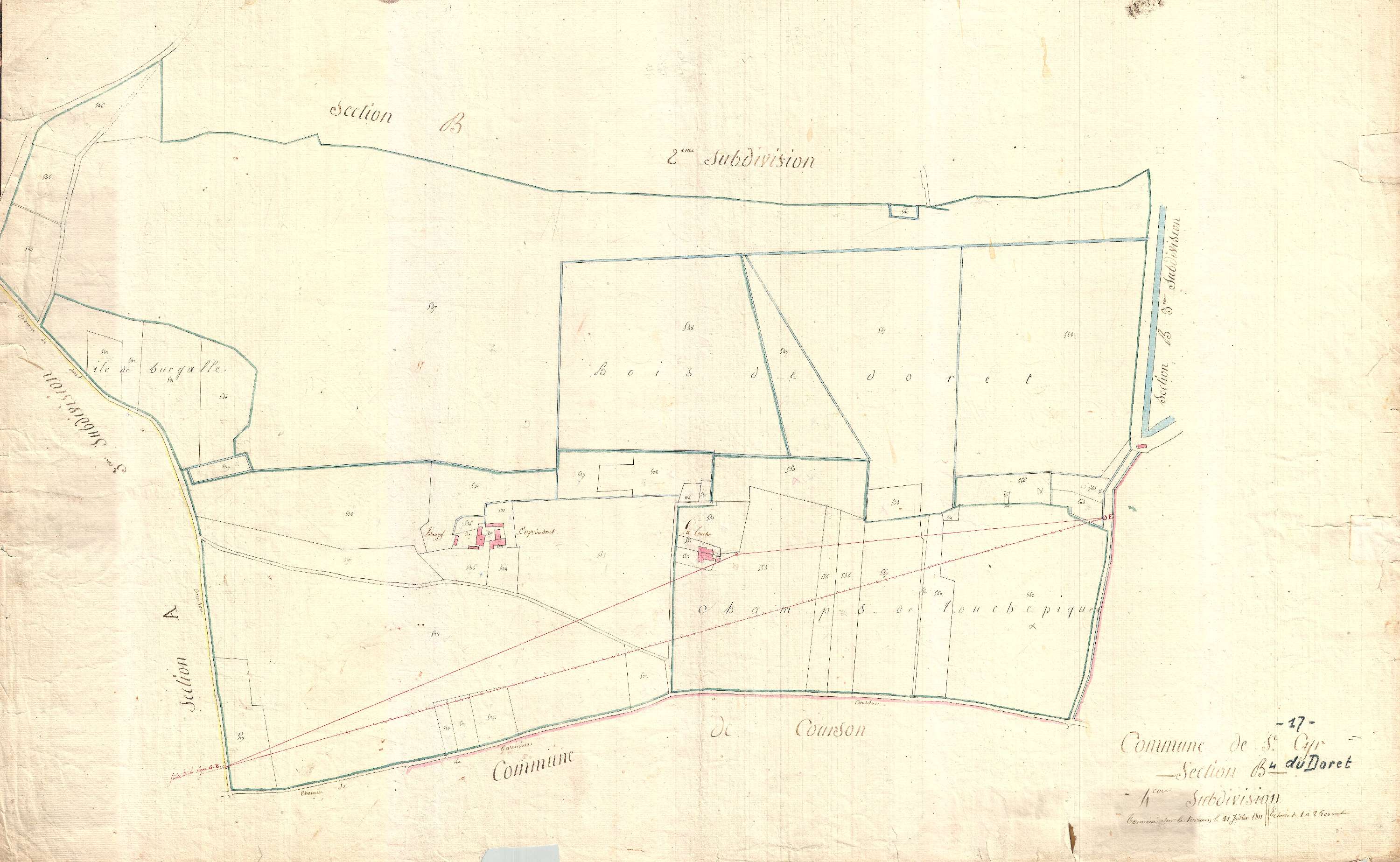 Saint-Cyr-du-Doret - Section B4 (sans nom).