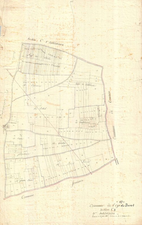Saint-Cyr-du-Doret - Section C3 (sans nom).