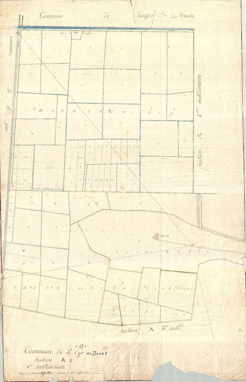 Saint-Cyr-du-Doret - Section A1 (sans nom).