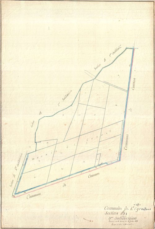 Saint-Cyr-du-Doret - Section B3 (sans nom).