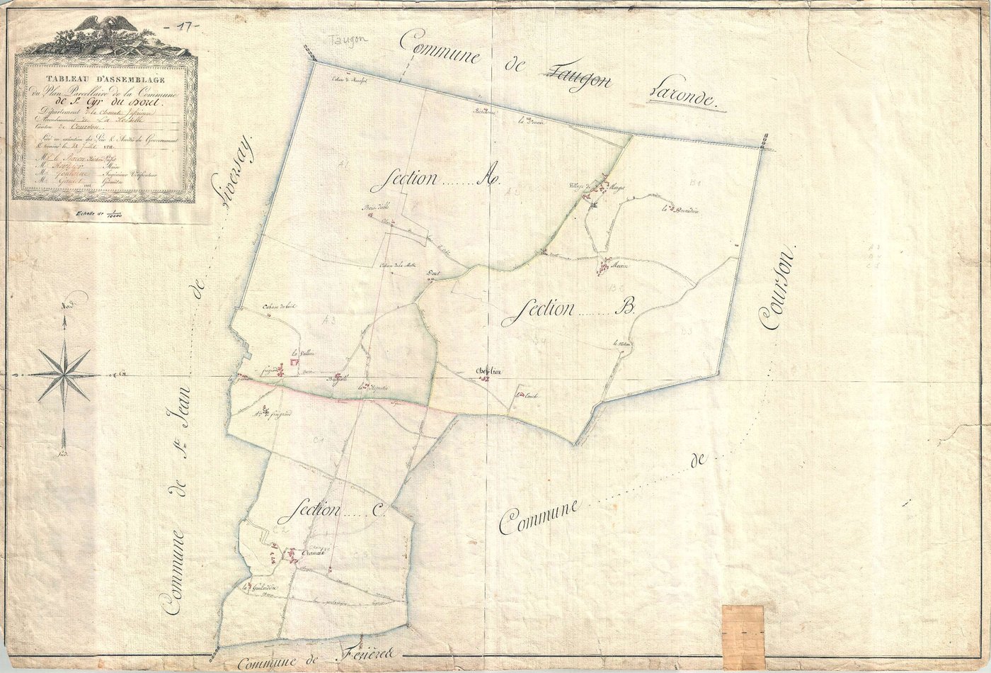Saint-Cyr-du-Doret - Tableau d'assemblage.