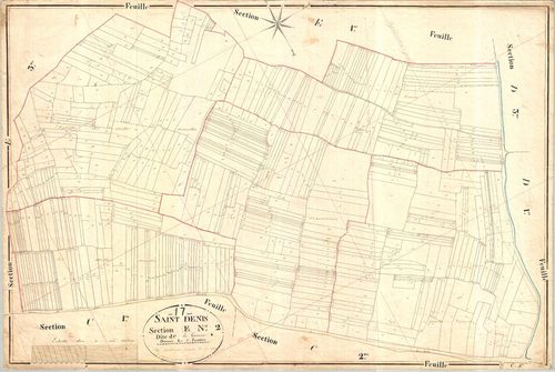 Saint-Denis-d'Oléron - Section E2 dite de la Garenne.