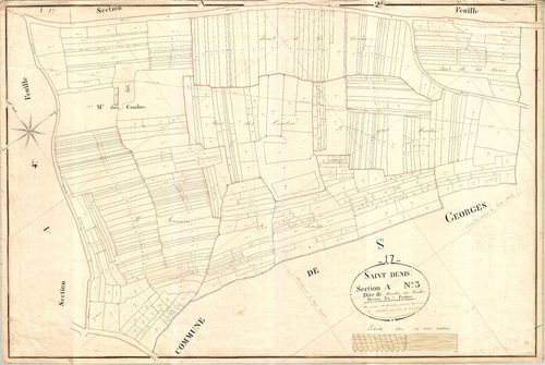 Saint-Denis-d'Oléron - Section A3 dite des Moulins des Combes.