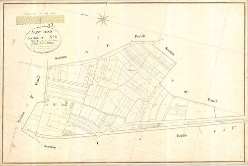 Saint-Denis-d'Oléron - Section A5 dite des Moulins des Combes.