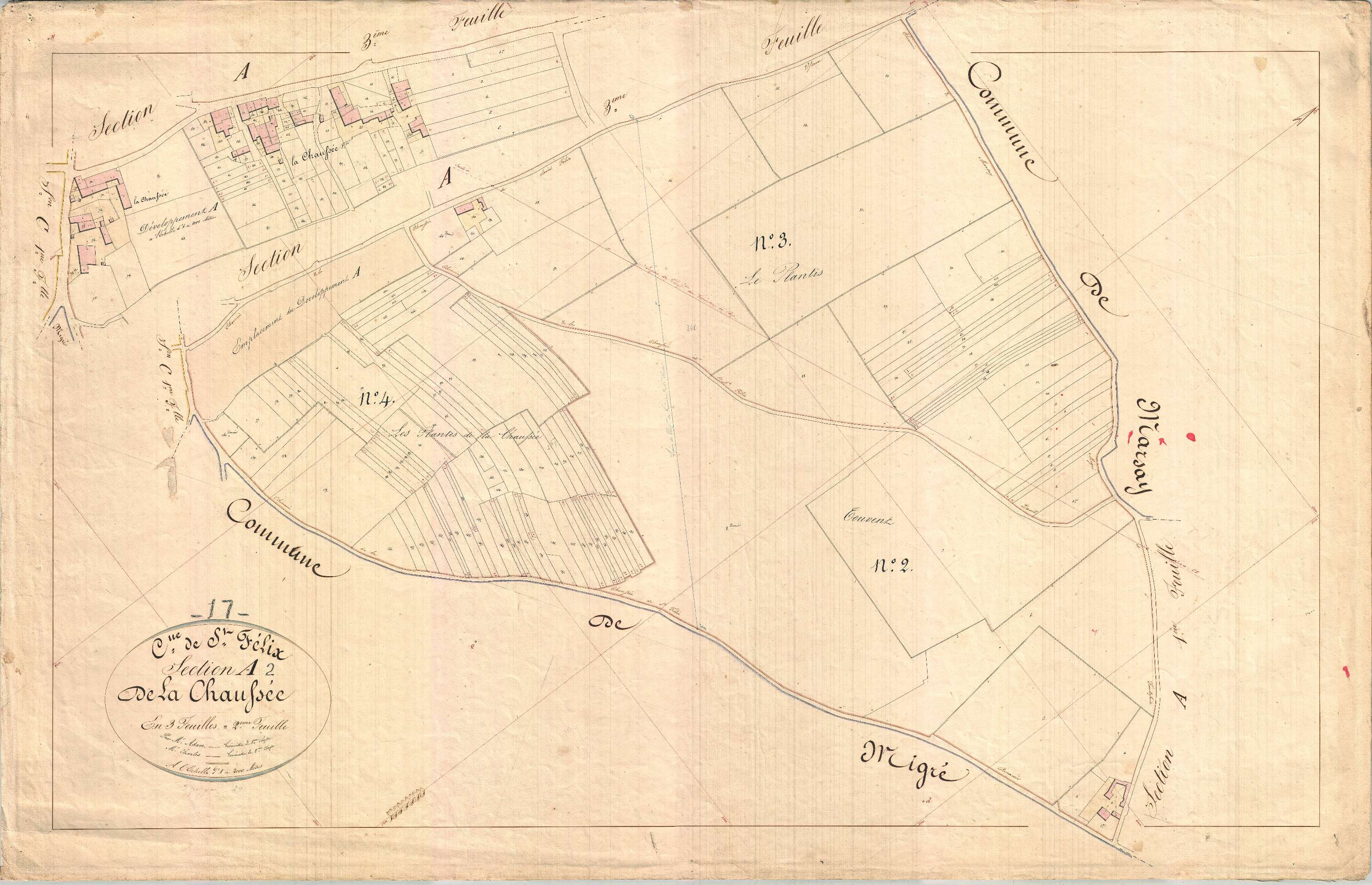 Saint-Félix - Section A2 dite de la Chaussée.