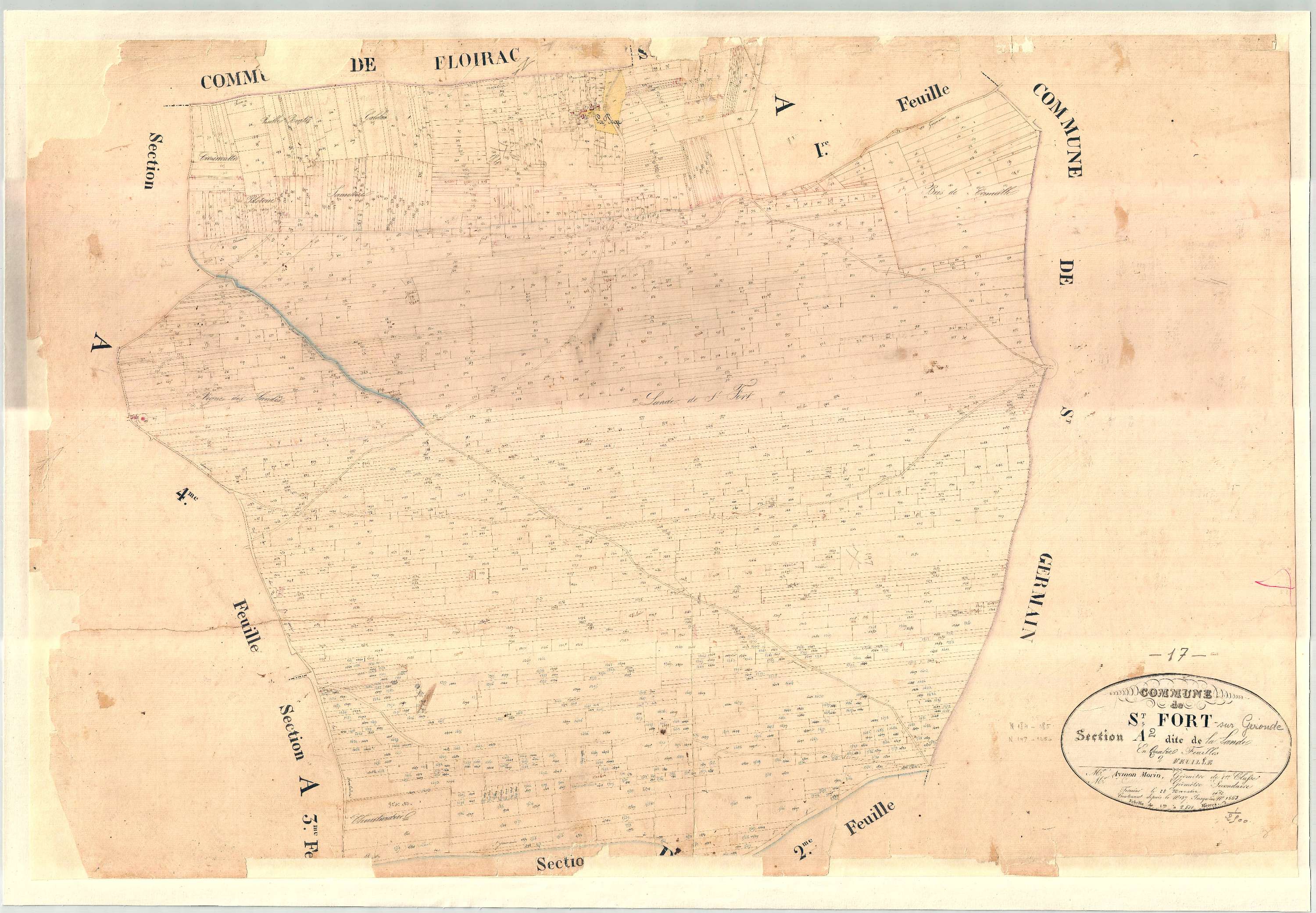 Saint-Fort-sur-Gironde - Section A2 dite de la Lande.
