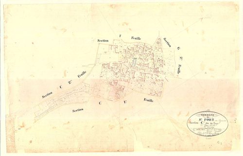 Saint-Fort-sur-Gironde - Section C3 dite du Bourg.
