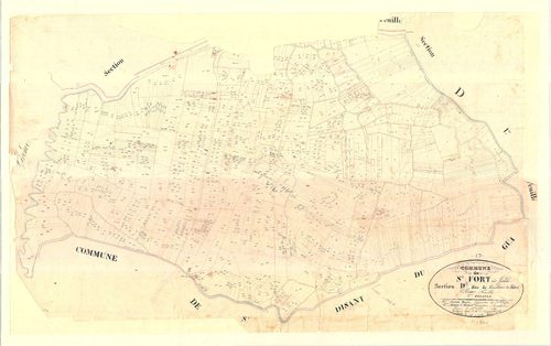 Saint-Fort-sur-Gironde - Section D2 dite du Carillon.
